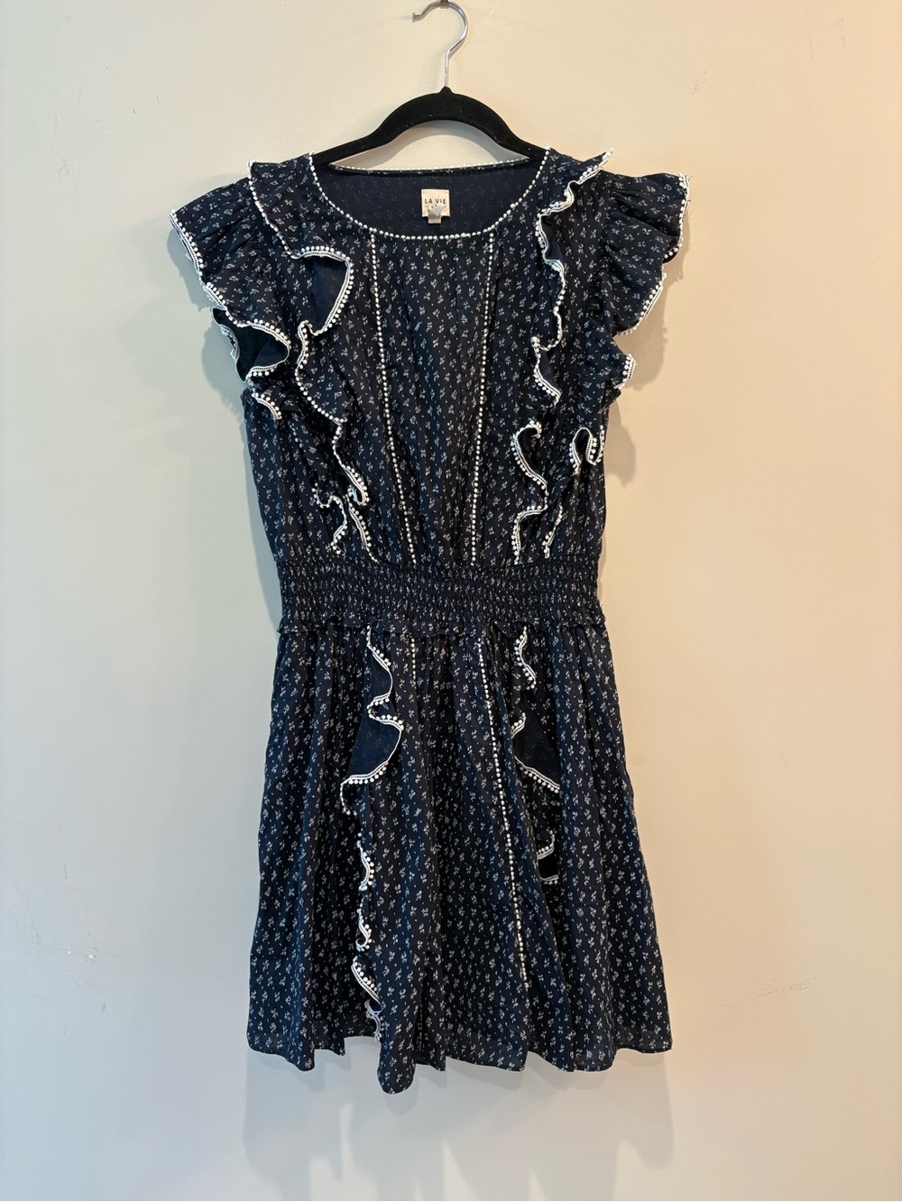 Rebecca Taylor La Vie Ruffle-Trim Mini Dress - Picture 4 of 8